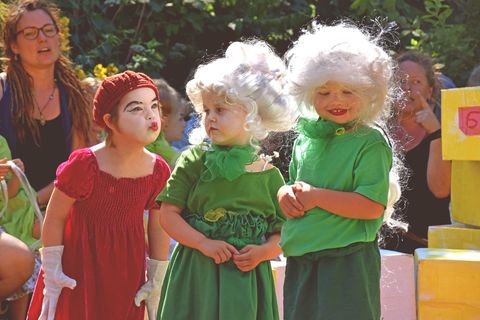 Kindertheater im Garten